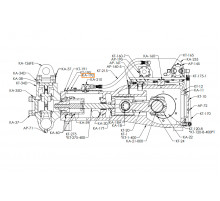 Piston Chamber Cover Inspection Glass for KERR KT-3350PT, KT-3400PT (KA-KT-192)
