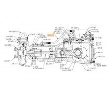 Line, Water Pump to Manifold for KERR KT-3350PT, KT-3400PT (KT-215)