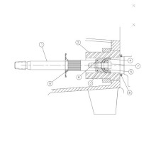 Piston - fastener end 279664001