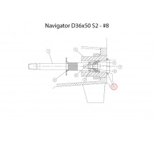 Seal-stuffing box (rubber) 224408131