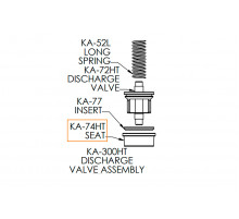 Valve seat for KERR Q-5450PT,KA-3500PT, KA-5500PT (KA-74HT)