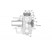 Retainer Plate, Stuffing Box for APLEX MA-15H (7207-0127-00B)