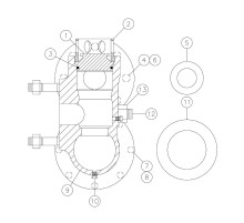 Gasket - suction (7.75 od) 277780003 Aplex 200 GPM
