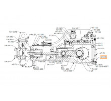 Oil Line, Pump to Oil Sump for KERR KT-3350PT, KT-3400PT (KT-170)