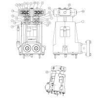 #1 - Power end assy 296302265 for Vermeer Navigator D16x20/D20x22 S2