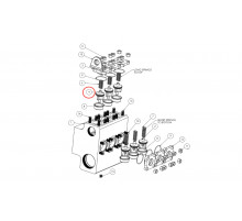 Discharge valve for KERR Q-5450PT,KA-3500PT, KA-5500PT (KA-72HT)
