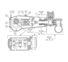 #1 - Power frame (for dipstick) 238383-005