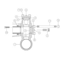 Retainer plate 239383075 Aplex 150 GPM