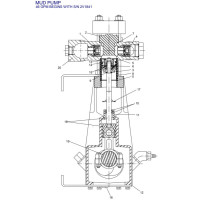 Rebuilt mud pump 197-083