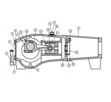Crankcase Cover for APLEX MA-15H/M (7207-0028-00B)