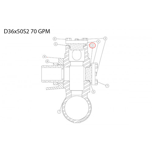 Valve body 277781045 Aplex 150 GPM