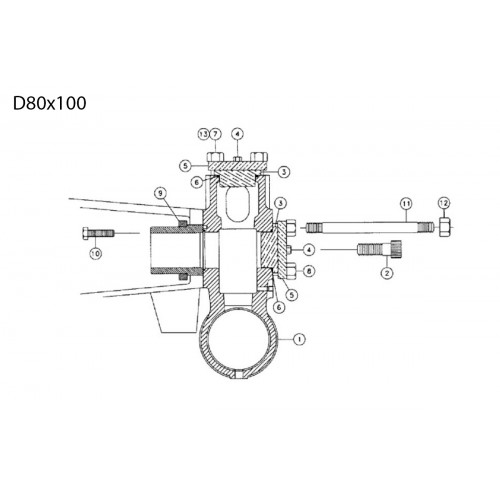 Valve assembly - suction 277781057 Aplex 150 GPM