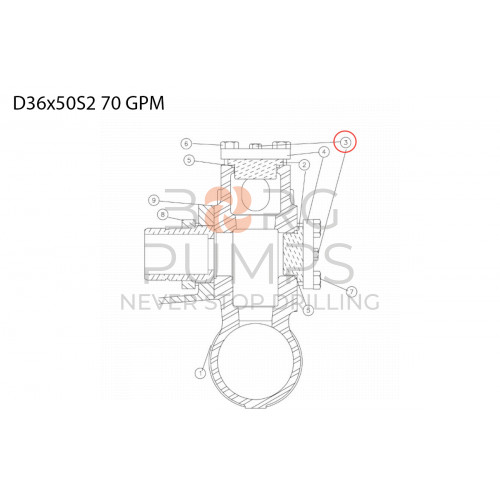 Cap screw-1/2 nc-1 1/4 hex hd 239383023 Aplex 150 GPM