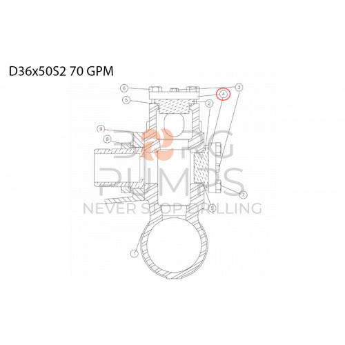 Guide cage 277781049 Aplex 150 GPM