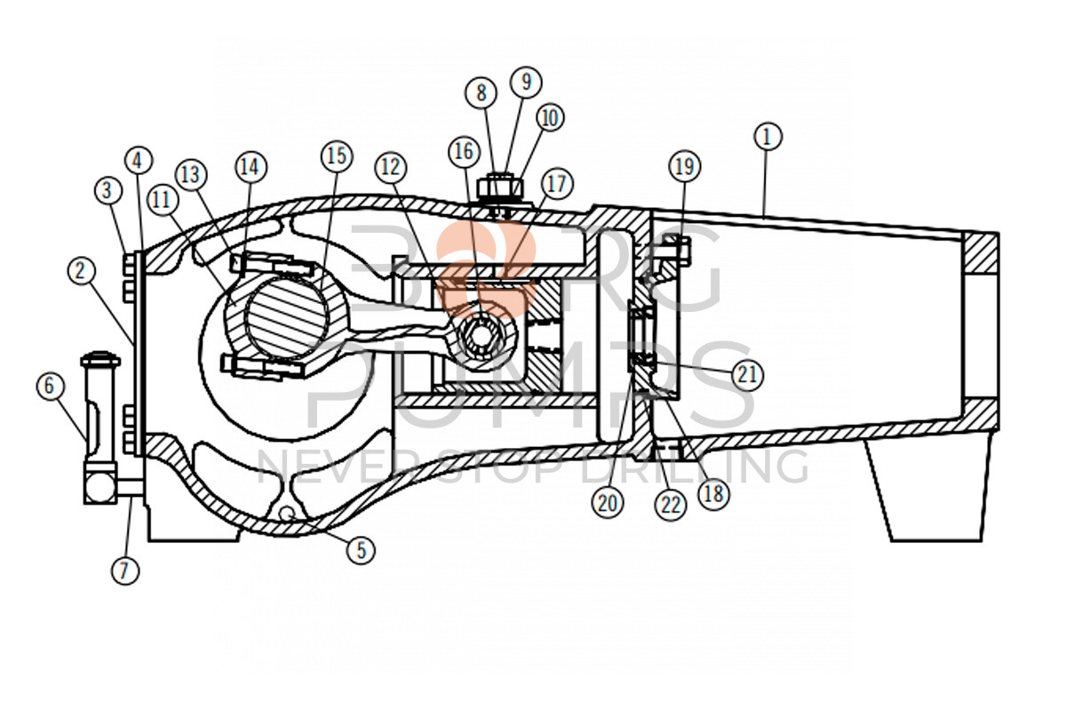 Power Frame for Aplex (7207-0025-01E) | BORG Pumps GMBH