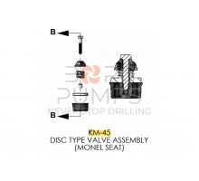 Delrin Valve Complete with Monel Seat for KERR (KM-45)