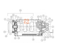 Gearbox - 48 kit 7.07 ratio auburn 277780050 Aplex 200 GPM