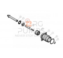 Clamp, Pony Rod to Piston Rod for KERR KM-3250PT, KM-3300PT (KM-280)