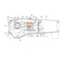 Spacer-hardened spline adapter 224904009