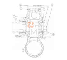 Fluid end/ductile iron 296285095