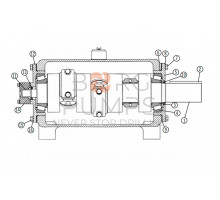 Crankshaft for Aplex (7201-0725-00D)