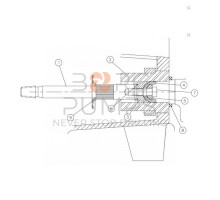 Piston - fastener end 279664001