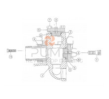 Fluid end-ductile iron 224408-105