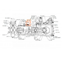 Line, Water Pump to Manifold for KERR (KT-215)