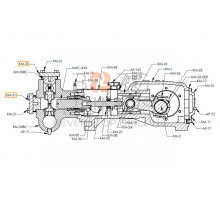 RETAINER PLATE TOP / END COVER CAP STEEL for KERR (KM-31)