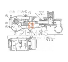 #1 - Power frame (for dipstick) 238383-005