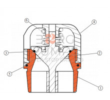 7202-0535-00B Intake valve Seat