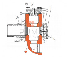 7207-0008-00B Valve chamber for Aplex