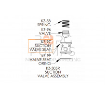 Intake valve seat for KERR (KZ-97)