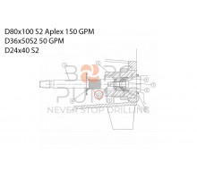 O-ring-polyurethane (size 024) 220741075 Aplex 150 GPM