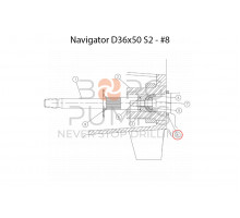 Seal-stuffing box (rubber) 224408131
