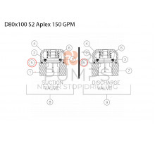 O-ring nitrile rubber-2-035 239383033 Aplex 150 GPM