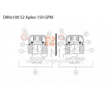 Valve body 277781045 Aplex 150 GPM
