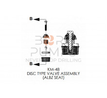 Delrin Valve Complete with ALBZ Seat for KERR (KM-48)