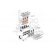 Discharge valve for KERR Q-5450PT,KA-3500PT, KA-5500PT (KA-72HT)