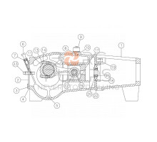 Power frame (for dipstick) 239383005 Aplex 150 GPM