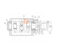 Crankcase cover 220741007