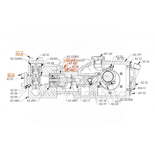 img_bearing_housing_top_end_coverplate_fluid_end_capscrews_kz_6.jpg foto Bearing Housing Top & End Coverplate Fluid End Capscrews for KERR (KZ-6)BORG Pumps GMBH