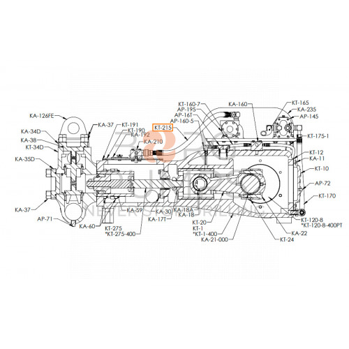 img_line_water_pump_to_manifold_kt_215.jpg foto Line, Water Pump to Manifold for KERR (KT-215) Borg Pumps GMBH
