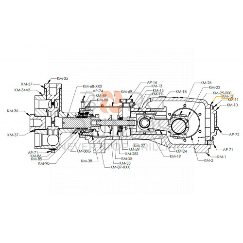 pic_pan_cover_gasket_km_12.jpg image Pan Cover Gasket for KERR (KM-12) BORG Pumps GMBH