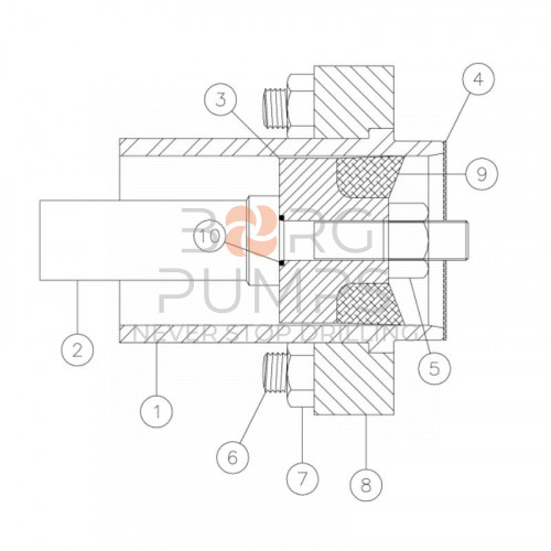img_277780085-Nut---8l-piston-rod-for-Vermeer-Navigator-D130x150-VBM.jpg foto 277780085 Nut - 8l piston rod for Vermeer Navigator D130x150 VBM BORG Pumps GMBH
