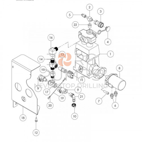 pic_130980001-Fitting-1/2-male-pipe-tee-for-Vermeer-Navigator-D9x13-S2.jpg image 130980001 Fitting-1/2 male pipe tee for Vermeer Navigator D9x13 S2 BORG Pumps GMBH