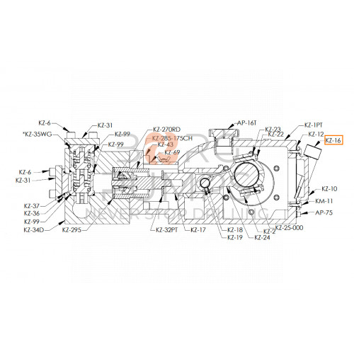 img_oil_filler_dip_stick_kz_16.jpg foto Oil Filler Dip Stick for KERR (KZ-16)BORG Pumps GMBH