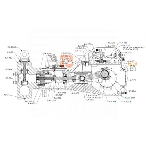 img_oil_line_manifold_to_bearing_housing_ka_175.jpg foto Oil Line, Manifold to Bearing Housing for KERR (KA-175) BORG Pumps GMBH