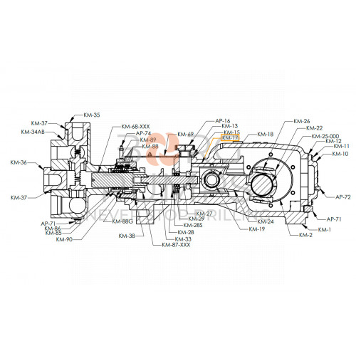 pic_crosshead_km_17.jpg image Crosshead for KERR (KM-17) BORG Pumps GMBH