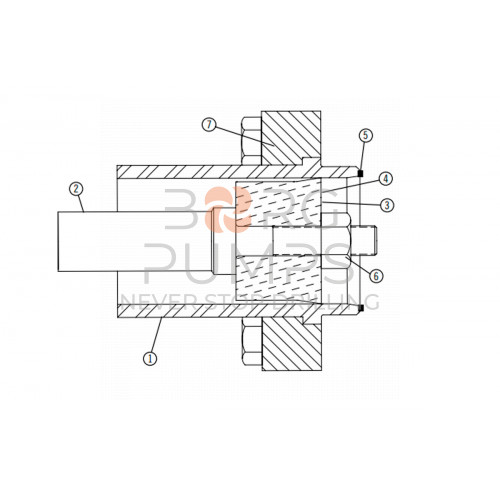 img_piston_rubber_furnished_with_above_7201_0732_00a.jpg foto Piston Rubber, Furnished with Above for Aplex (7201-0732-00A) BORG Pumps GMBH
